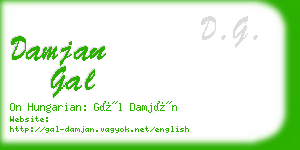 damjan gal business card